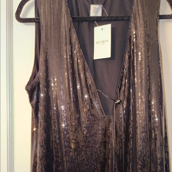 Black Sequin Dress - Picture 3 of 5